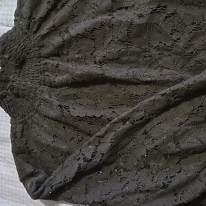 1. State Black Laced Blouse